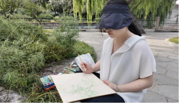 淡彩织梦——万娟笔下北海花草的诗意晕染386.JPG